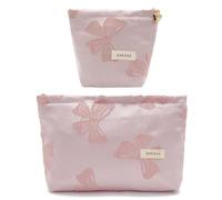 ONEGenug Beauty case donna, Makeup Bag, 2 Trousse per cosmetici, Beauty case da viaggio, Astuccio, Pochette donna trucchi, per donne e ragazze