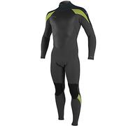 O'NEILL 2025 Uomo Epic 4/3mm Back Zip Muta 4212B - Black/Gunmetal/Dayglo