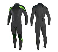 O'NEILL 2025 Uomo Epic 4/3mm Back Zip Muta 4212B - Black/Gunmetal/Dayglo