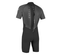 O'NEILL 2026 Uomo Reactor-2 2mm Back Zip Shorty Muta 5041B - Black/Graphite