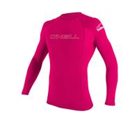O'Neill Basic Skins L/S Rash Guard - maglia a compressione - bambina 8A Pink junior