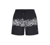 O'NEILL Beachshorts da uomo tinta unita con fiori nero | L