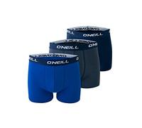 O'Neill O´ Neill-Boxer da Uomo, Tinta Unita, Confezione da 3 Briefs, Navy/Cobalto (4847), L (Pacco da 3)