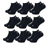 O'Neill Calzini unisex da sneaker, confezione da 9 calzini sportivi per il tempo libero, in cotone, per lo sport, da uomo e da donna, 35-38, 39-42, 43-46, Nero (6969p), 43-46