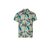 O'Neill Camicia Costa a Manica Corta, Uomo, 36016 Verde, XL-XXL