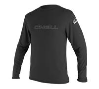 O'NEILL Camicia da sole a maniche lunghe standard Basic Skins 50+ da uomo nera grande