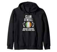 O'Neill Cognome Famiglia Irlandese Clan Celtico Araldico Felpa con Cappuccio