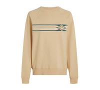 O'NEILL Felpa beige / smeraldo / bianco Donna O'NEILL M