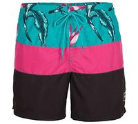 O'Neill Frame Block Shorts Men, Pantaloncini da Bagno Uomo, Rosso Multi Stripe, M