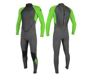 O'Neill Giovanile Reactor-2 3/2 BackZip Costume Intero Neoprene Wetsuit Dayglo