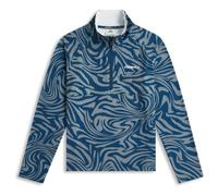 O'Neill - Girl's FWC'Cruz Printed Halfzip Fleece - Pullover in pile 176 blu