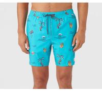 O'Neill Hermosa Elastico Vita Foderato 17 " Nuoto Boxer,Pavone B,S X 7 " Inseam