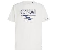 O´neill Hybrid Upf Polygiene Graphic Uv Short Sleeve T-shirt Bianco M Uomo