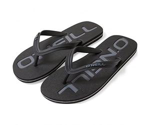 ONEILL Infradito da Spiaggia Profile Logo One N240002 Nero, Nero , 45 EU