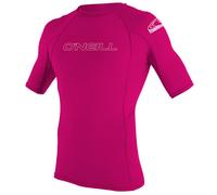 O'Neill Kid Basic Skins S/S Rash Guard - maglia a compressione - bambina 10A Pink junior