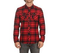 O'NEILL Lm Violator - Camicia in Flanella a Maniche Lunghe, da Uomo, Uomo, Camicie, 9P1306, AOP Rosso, S