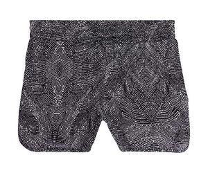 O'Neill LW M And M Beach SHORTS-9910 Black AOP W/White-XL, Pantaloncini Mare Donna, Nero/Bianco