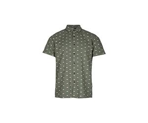 O'NEILL Maglietta a Maniche Corte AOP Chambray, Camicia Uomo, 36015 Verde, S/M