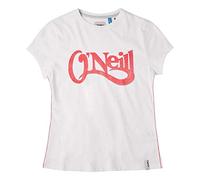 O'Neill - Maglietta a Maniche Corte da Ragazza Waves, Bambina, T-Shirt, 1A7392, Super Bianco, 128