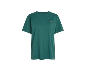 O'NEILL Maglietta verde scuro / nero / offwhite Donna O'NEILL M