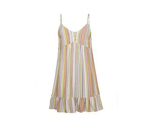 O'NEILL Malu Beach Dress Abito Casual, 32021 Multi Stripe, Regolare da Donna, 32021 Multi Stripe, S-M