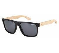 O'Neill Men's Polarized Sunglasses - Matte black / Bamboo / Solid smoke Lens - ONHARWOOD2.0-104P size 57-17-142 mm…