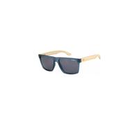 O'Neill Men's Polarized Sunglasses - Matte dark blue / Bamboo / Solid brown Lens - ONHARWOOD2.0-105P size 57-17-142 mm…