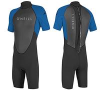 2024 O'Neill Youth Reactor II 2mm Back Zip Shorty Muta - Black / 14Y