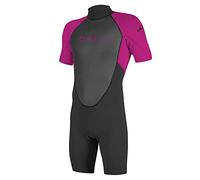 2024 O'Neill Youth Reactor II 2mm Back Zip Shorty Muta - Black / 14Y