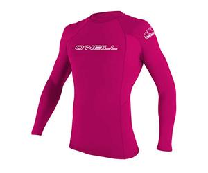 O'Neill Mute Unisex per Bambini O Neill Youth Basic Skins Manica Lunga Rash Guard Anguria 10 Anni, Anguria