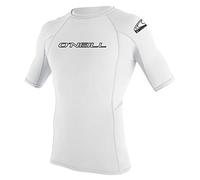 O'Neill Mute Youth Basic Skins - Rash Guard a Maniche Corte, Colore: Bianco, 12