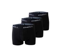 O'Neill O´ Neill-Boxer da Uomo, Tinta Unita, Confezione da 3 Briefs, Nero (6969), XL (Pacco da 3)