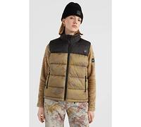 O'Neill O'riginal Puffer Vest Giacca, Donna, Marrone Camo, Regolare