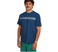 O´neill O´riginals Front Stripe Short Sleeve T-shirt Blu L Uomo