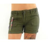 O'Neill Pantaloncini Corti Scarlet Verde Zipfly Tasche Lino