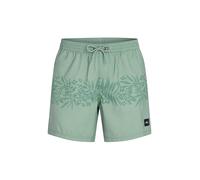 O'NEILL Pantaloncini da spiaggia da uomo tinta unita con fiori verde chiaro | S