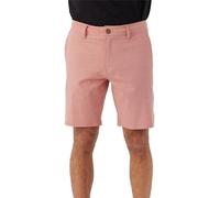 O'NEILL Pantaloncini ibridi da uomo 19 Reserve Light Check - Pantaloncini da uomo resistenti all'acqua con tessuto elasticizzato ad asciugatura rapida e tasche, Picante | Luce di riserva Check 19, 29