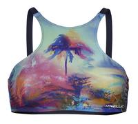 O'neill Parte Superiore Del Bikini Pw High Collo Fancy Back Top Blau Traspirante