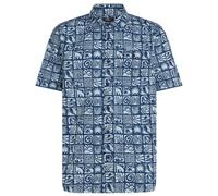 O´neill Print Short Sleeve Shirt Blu L Uomo