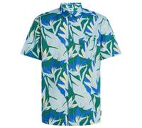 O´neill Print Short Sleeve Shirt Blu 2XL Uomo