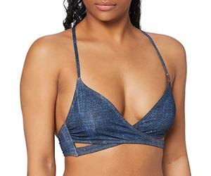 O'NEILL PW Baay Denim Print Top, Bikini Ragazza Donna, Inchiostro Blu, 34