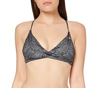 O'NEILL PW Baay Mix Top, Bikini Ragazza Donna, Nero AOP con Bianco, 34