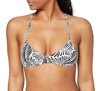 O'NEILL PW Barey Lace Top, Bikini Ragazza Donna, Bianco AOP con Giallo/Arancione, 34