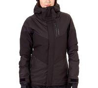 O'Neill PW Coral JACKET-9940 Black AOP W/Pink-S Jackets Snow, Donna, Black AOP w/Pink, S