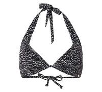 O'NEILL PW Sao Mix Bikini Top da Donna, Donna, 0A8504, Nero/Verde (Nero AOP w/Green), 34B