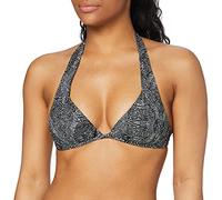 O'Neill PW Sao Mix, Bikini Top Donna, Black AOP W/Bianco, 5ª-106/110 cm (95D)