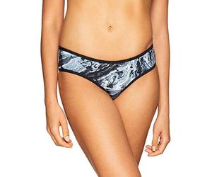 O'Neill Rev Active Swim Bottom - Bikini da Donna, Donna, Bikini, 8A8802, Black AOP W/Bianco., 36