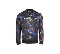 O'NEILL Rutile Crew Fleece, Maglia di Tuta Uomo, 39037 Black Future Fade, Large-X-Large