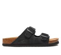 O'Neill Sandy Slider Women Low (9024101825Y) - Sandali estivi da donna, comodi con due cinghie e effetto sughero, fibbie regolabili, colore: Nero, Nero , 36 EU