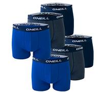 O'Neill Set di 6 boxer da uomo, con logo, in cotone, per sport, colore grigio, blu, nero, S, M, L, XL, XXL 4 blu navy, 2 cobalto (4847p) XL